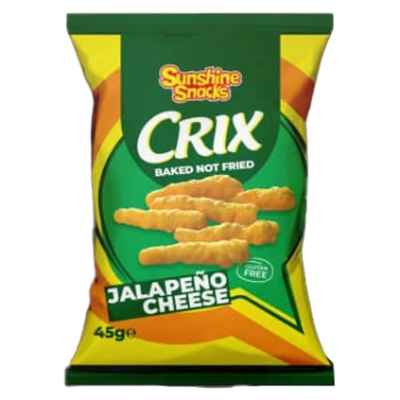 CRIX – JALAPEÑO CHEESE 🌽🧀🌶️ SNACK DI MAIS (45G) [USA]