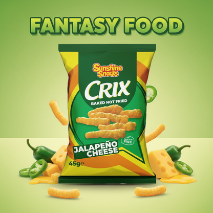 CRIX – JALAPEÑO CHEESE 🌽🧀🌶️ SNACK DI MAIS (45G) [USA]
