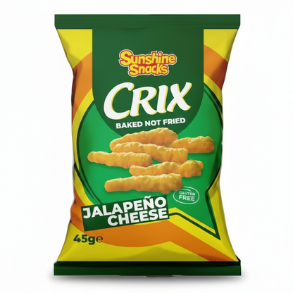 CRIX – JALAPEÑO CHEESE 🌽🧀🌶️ SNACK DI MAIS (45G) [USA]