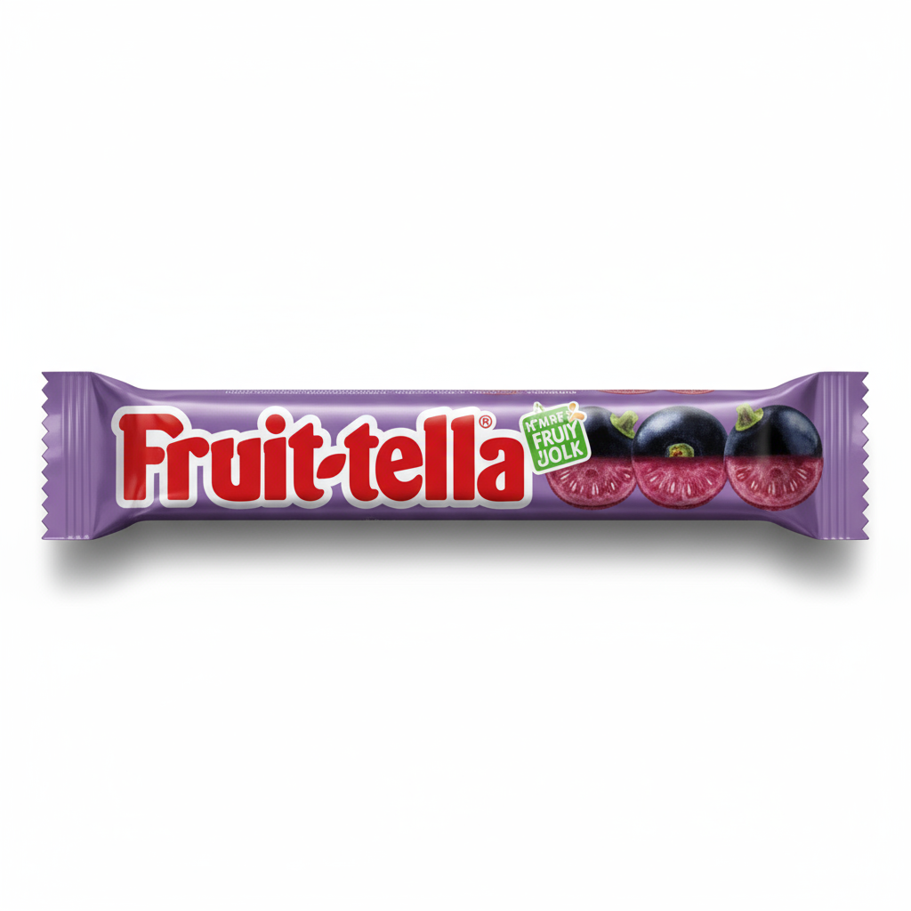 🍇 FRUITTELLA BLACKCURRANT FOR VEGANS – 🇳🇱 (41G) 🌿