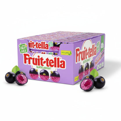 🍇 FRUITTELLA BLACKCURRANT FOR VEGANS – 🇳🇱 (41G) 🌿