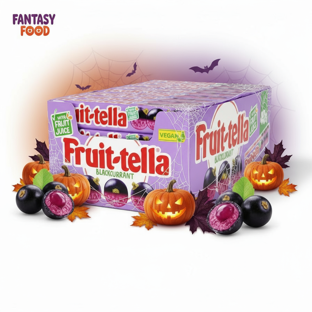 🍇 FRUITTELLA BLACKCURRANT FOR VEGANS – 🇳🇱 (41G) 🌿