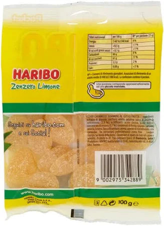 🍬HARIBO – ZENZERO & LIMONE (GUSTO INTENSO) – 100G