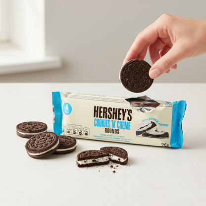 🍫 HERSHEY’S COOKIES ’N CREME ROUNDS 🇺🇸 (96g)