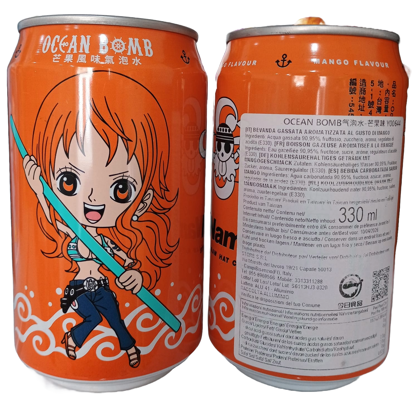 🥭 OCEAN BOMB ONE PIECE NAMI – MANGO (ED. LIMITATA – TAIWAN)