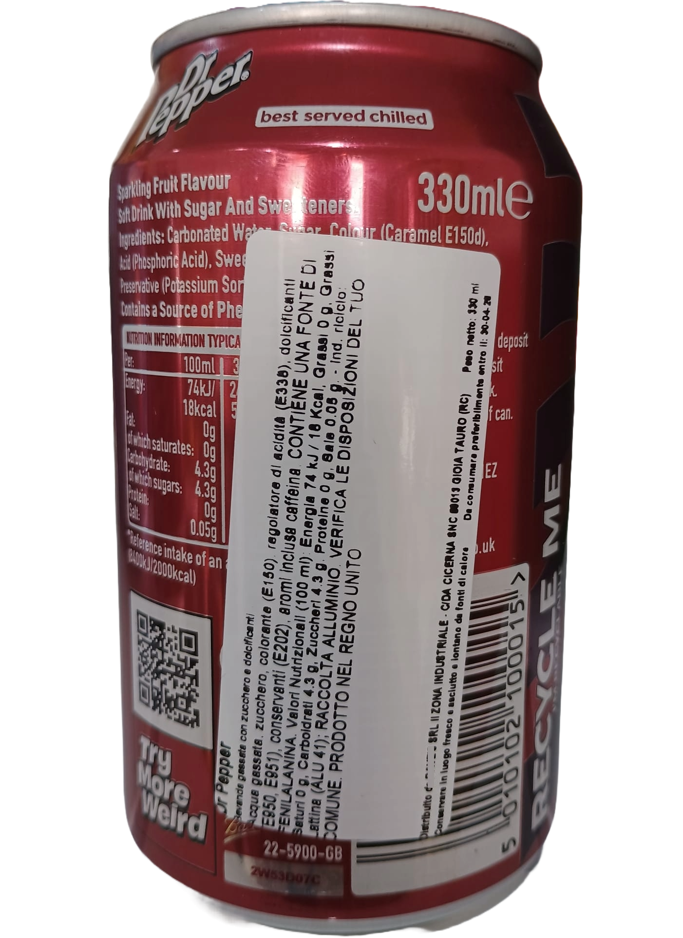 🥤 DR PEPPER (UK) 🇬🇧