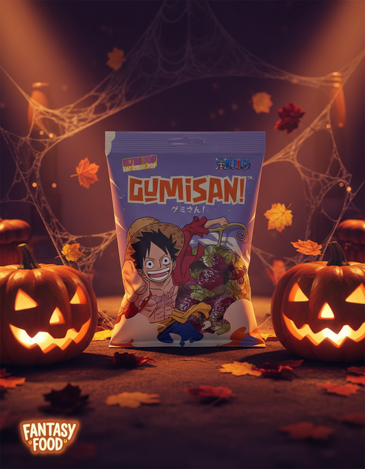🍇 LUFFY CARAMELLE GOMMOSE  GUSTO UVA GUMISAN 180g
