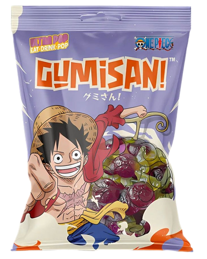 🍇 LUFFY CARAMELLE GOMMOSE  GUSTO UVA GUMISAN 180g