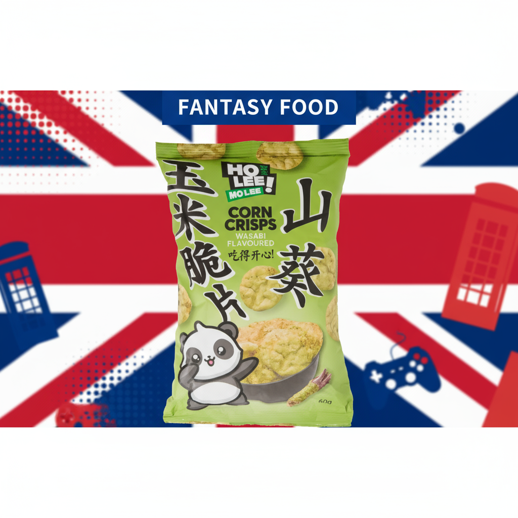 LEE MO LEE   CORN CRISPS WASABI 🌽🔥 SNACK DI MAIS (60G) [TH]