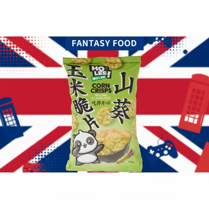 LEE MO LEE   CORN CRISPS WASABI 🌽🔥 SNACK DI MAIS (60G) [TH]
