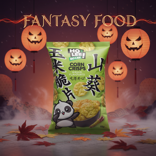 LEE MO LEE   CORN CRISPS WASABI 🌽🔥 SNACK DI MAIS (60G) [TH]