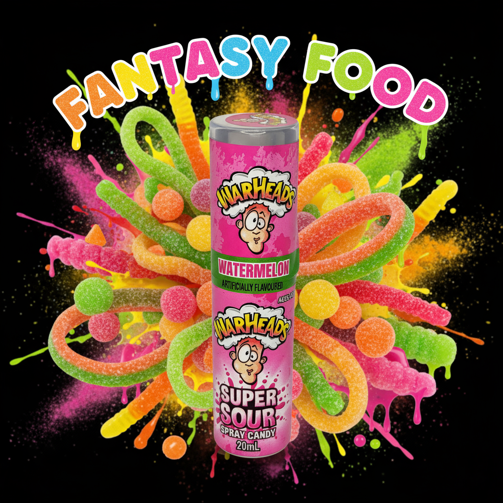 🍉 WARHEADS SUPER SOUR SPRAY – ANGURIA TOSSICA (USA)
