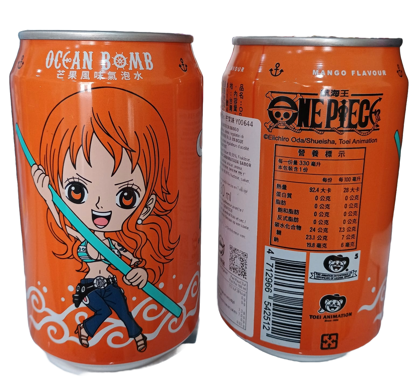 🥭 OCEAN BOMB ONE PIECE NAMI – MANGO (ED. LIMITATA – TAIWAN)