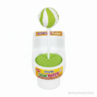 Caramella asprissima Johny Bee Sour Potty gusto mela verde.