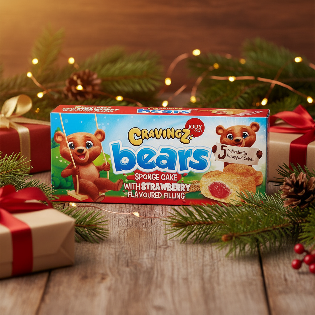 💗 JOUY & CO CRAVINGZ BEARS – MERENDINE CON CREMA ALLA FRAGOLA (🇰🇷 COREA DEL SUD)