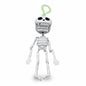 Caramella JOYGUM SUPER TESCHIO in un dispenser giocattolo a forma di teschio con funzione di portachiavi. La confezione Happy Halloween contiene caramelle gommose al gusto di frutta. Gadget e dolciumi da collezione a tema Halloween.