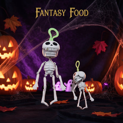 🧠 TOYS JOYGUM SUPER TESCHIO – Portachiavi con caramelle HAPPY HALLOWEEN