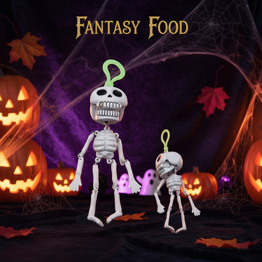 🧠 TOYS JOYGUM SUPER TESCHIO – Portachiavi con caramelle HAPPY HALLOWEEN