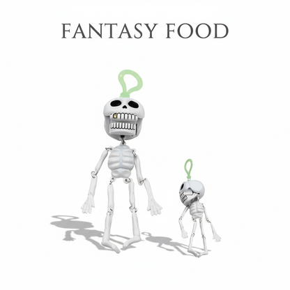 🧠 TOYS JOYGUM SUPER TESCHIO – Portachiavi con caramelle HAPPY HALLOWEEN