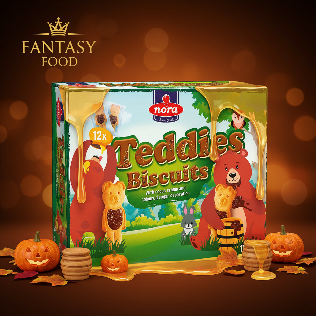 🧸 TEDDIES BISCUITS – BISCOTTI ALLA CREMA DI LATTE (KR)