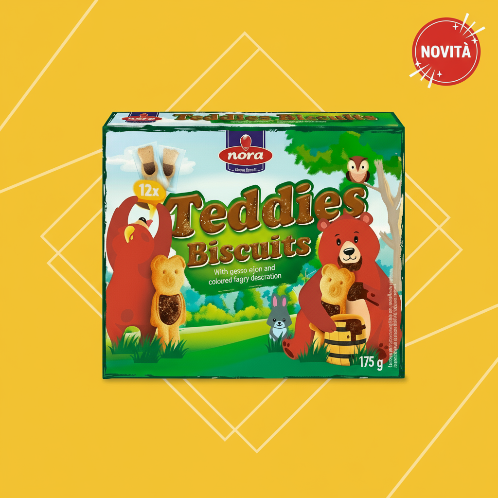 🧸 TEDDIES BISCUITS – BISCOTTI ALLA CREMA DI LATTE (KR)