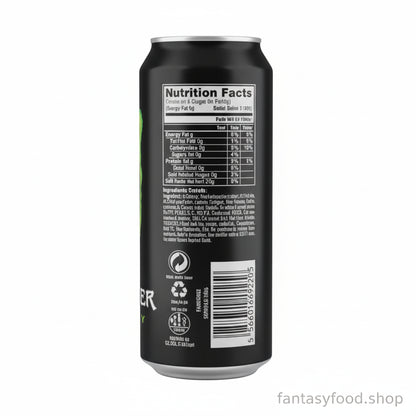 Etichetta nutrizionale e EAN Monster Energy Original