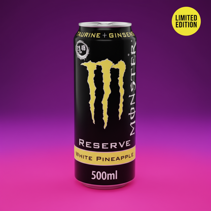 🧡 MONSTER RESERVE WHITE PINEAPPLE UK (500 ML)⚡ENERGIA TROPICALE