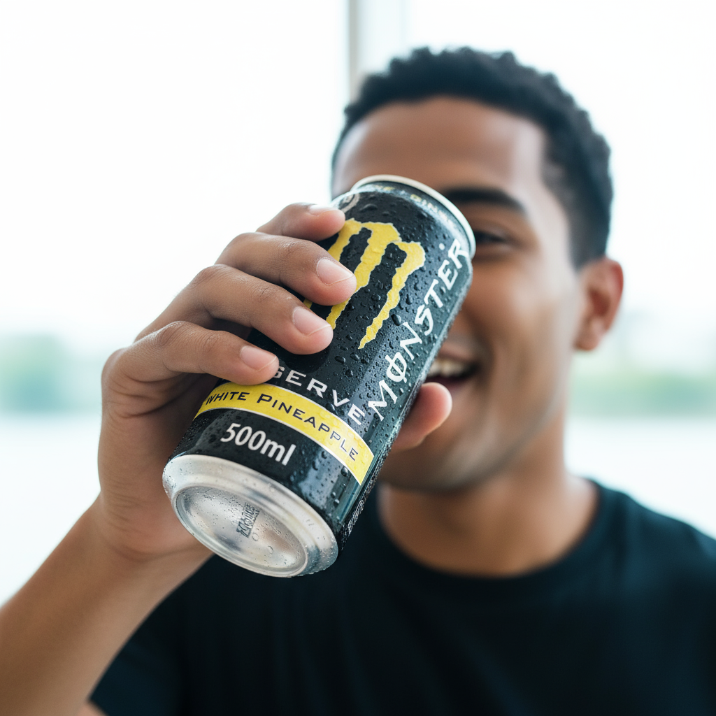 🧡 MONSTER RESERVE WHITE PINEAPPLE UK (500 ML)⚡ENERGIA TROPICALE