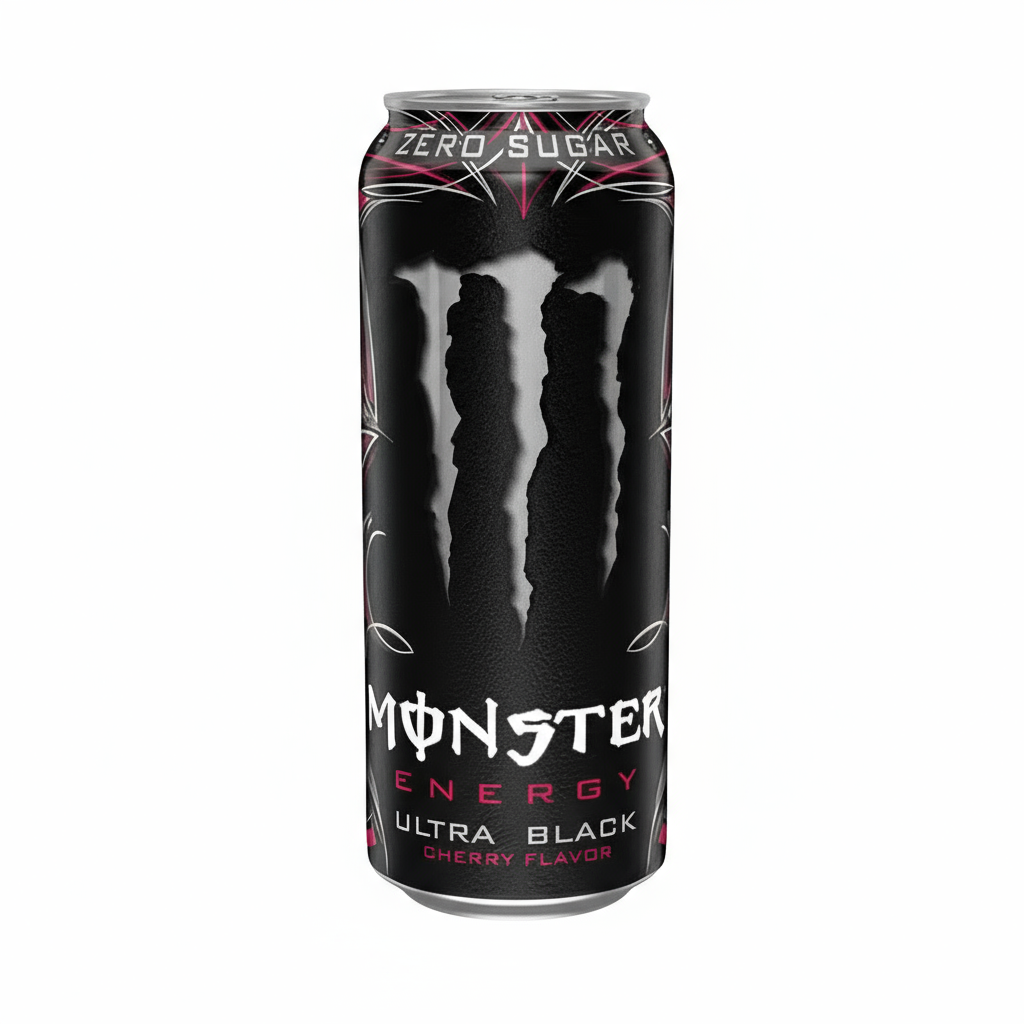 🖤 MONSTER ENERGY ULTRA BLACK – CILIEGIA NERA (500 ML) 🇺🇸⚡