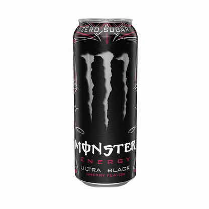 🖤 MONSTER ENERGY ULTRA BLACK – CILIEGIA NERA (500 ML) 🇺🇸⚡