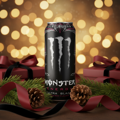 🖤 MONSTER ENERGY ULTRA BLACK – CILIEGIA NERA (500 ML) 🇺🇸⚡