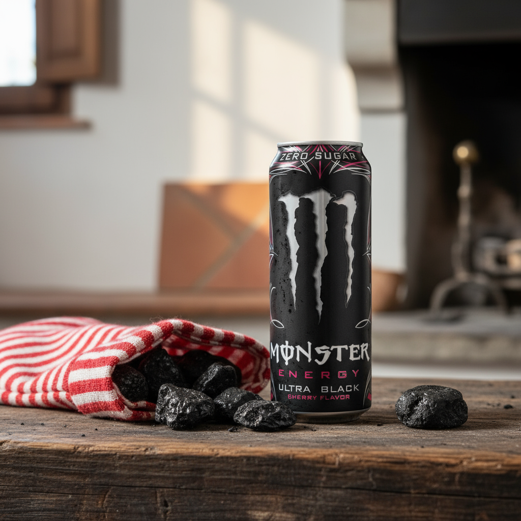 🖤 MONSTER ENERGY ULTRA BLACK – CILIEGIA NERA (500 ML) 🇺🇸⚡