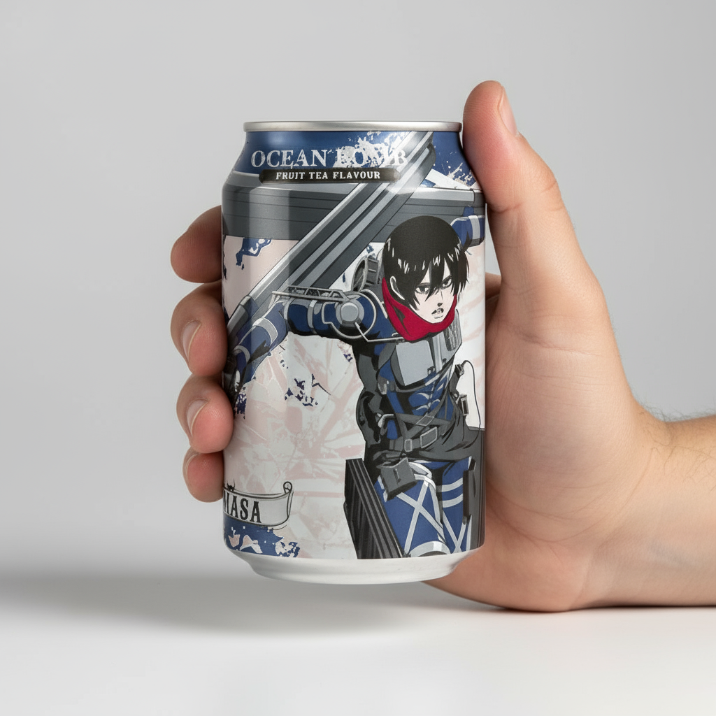 🍵 OCEAN BOMB ATTACK ON TITAN – TE’ ALLA FRUTTA FRIZZANTE (TAIWAN)