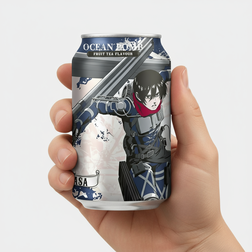 🍵 OCEAN BOMB ATTACK ON TITAN – TE’ ALLA FRUTTA FRIZZANTE (TAIWAN)