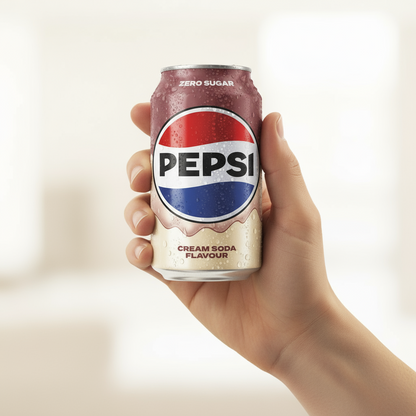 🥤 PEPSI CREAM SODA - VANIGLIA (330ML) 🇬🇧