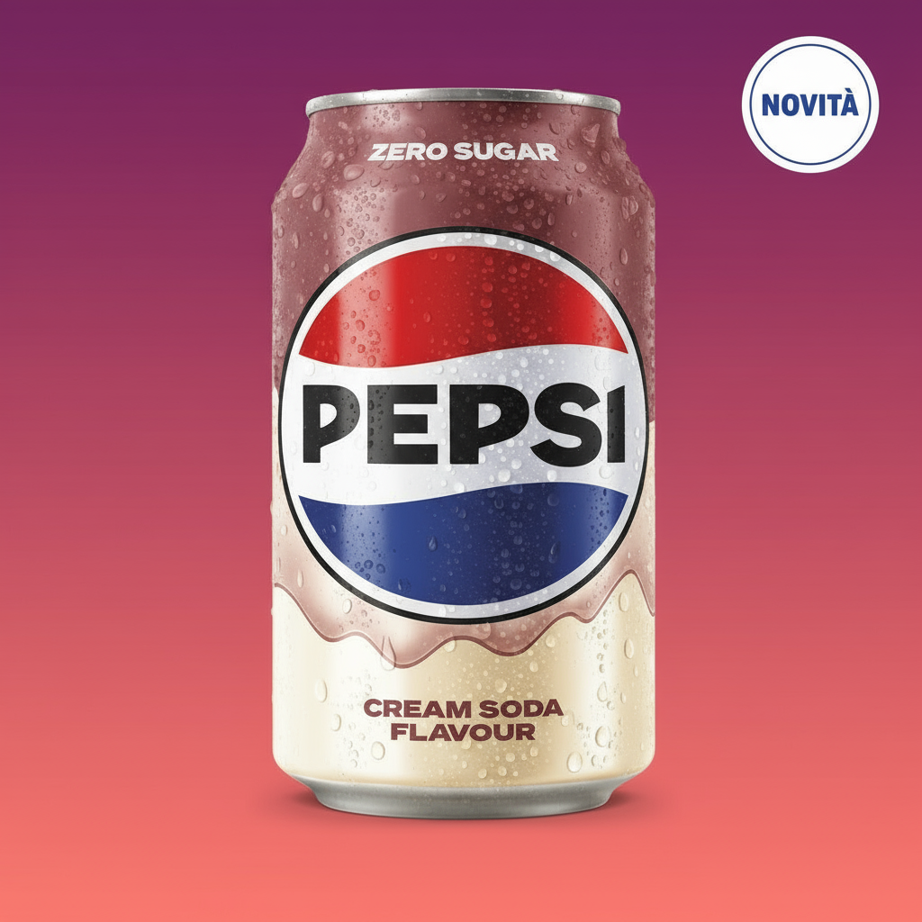 🥤 PEPSI CREAM SODA - VANIGLIA (330ML) 🇬🇧