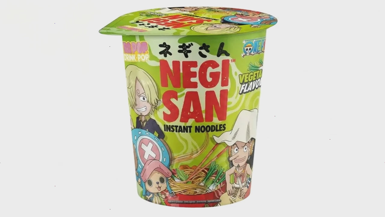 Ramen istantaneo in cup alle verdure ispirato a One Piece. Gusto delicato, piccantezza leggera, formato pratico. Pronto in 3 min. Spedizione GRATIS da 19,90€.