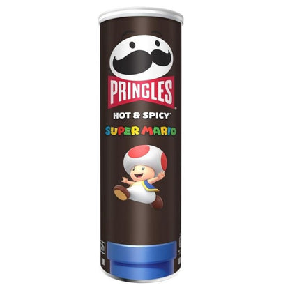 🇬🇧 PRINGLES SUPER MARIO HOT & SPICY 175G 🔥🍄