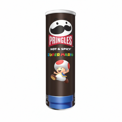 🇬🇧 PRINGLES SUPER MARIO HOT & SPICY 175G 🔥🍄