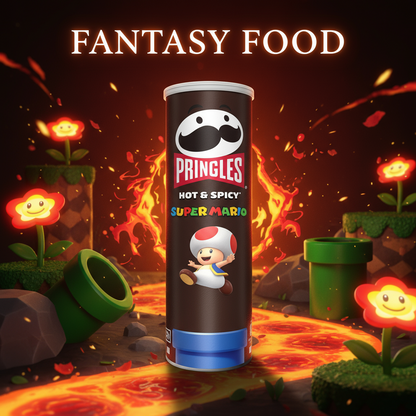 🇬🇧 PRINGLES SUPER MARIO HOT & SPICY 175G 🔥🍄