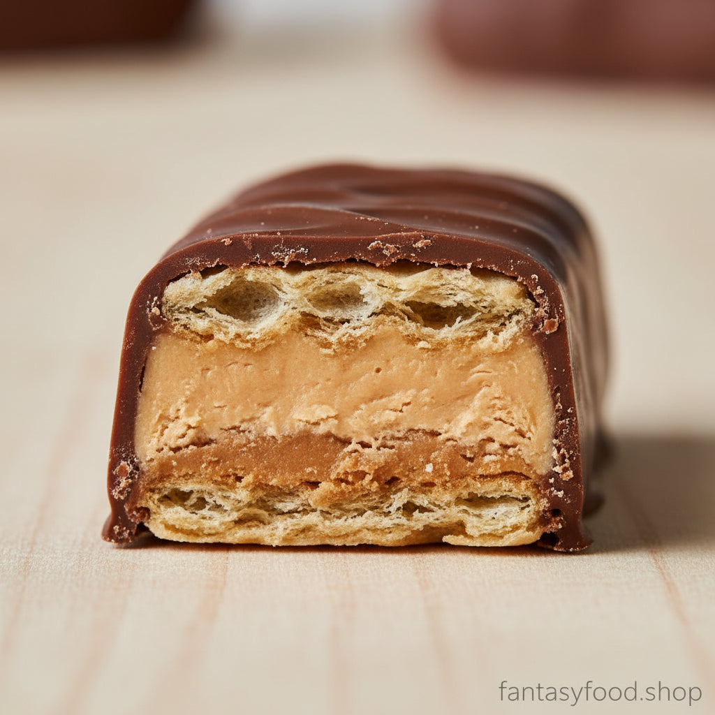 Strati wafer e crema al burro di arachidi Reese’s Sticks.
