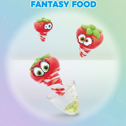 🍓 JOHNY BEE STRAWBERRY POP – 🇪🇺 LOLLIPOP CON MINI CANDIES (27G) 🍭