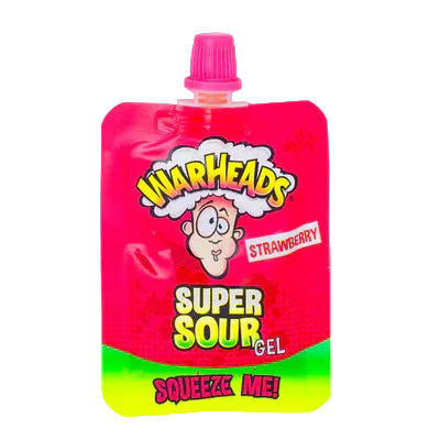 WARHEADS: fragola ultra acida gel caramella 20g