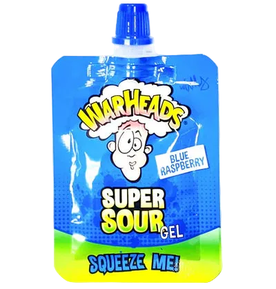 WARHEADS: cascata acida di gel al lampone blu