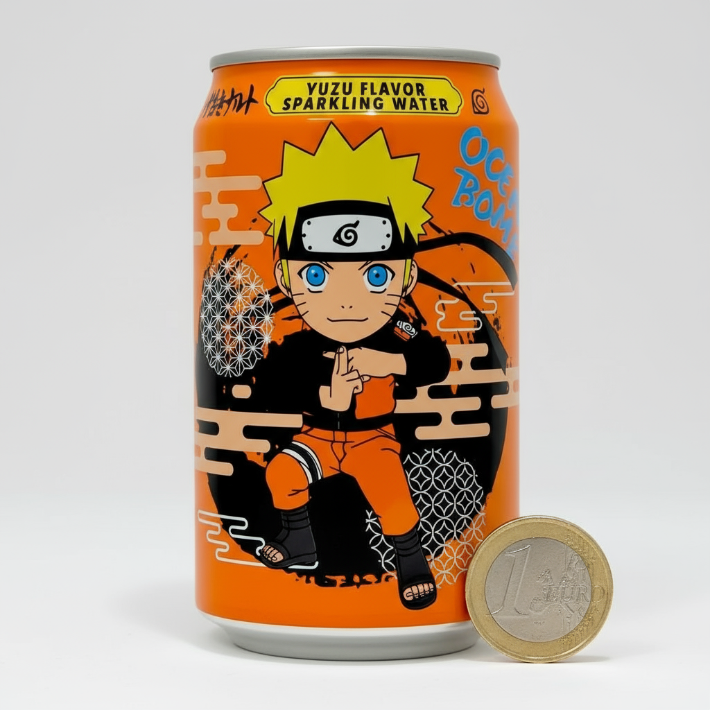 🍋 OCEAN BOMB NARUTO – YUZU SPARKLING WATER (TAIWAN)