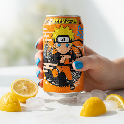 🍋 OCEAN BOMB NARUTO – YUZU SPARKLING WATER (TAIWAN)